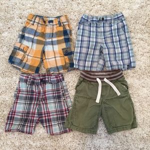 Set of Four Cute Boys Shorts - Size 4T/4